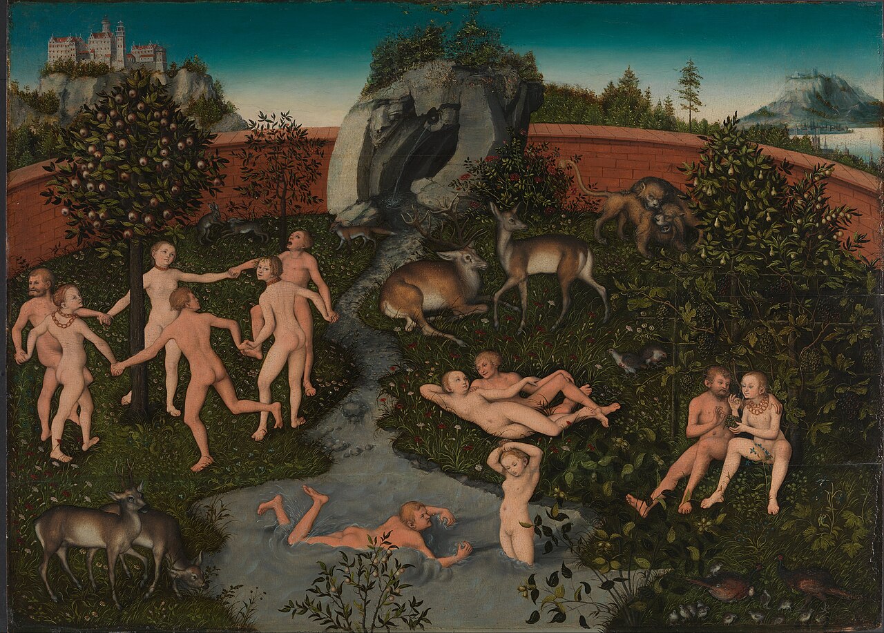 The Golden Age (c. 1530) by Lucas Cranach the Elder